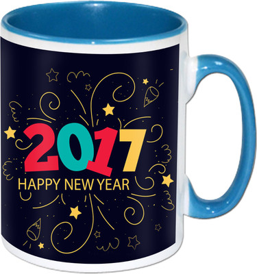 

Heyworlds new year gifts 0014 Ceramic Mug(325 ml), Multicolor