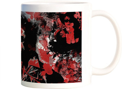 

Rangeele Inkers Fight Club Street Art Ceramic Mug(300 ml), Multicolor