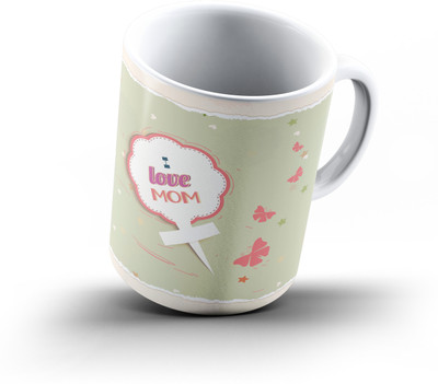 

Ucard Mothers Day448 Bone China, Ceramic, Porcelain Mug(325 ml), Multicolor