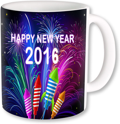 

PhotogiftsIndia happy new year 107 Ceramic Mug(325 ml), Multicolor