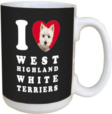 

Tree Free Free Greetings LM45140 I Heart West Highland White Terriers Ceramic with Full-Sized Handle, 15-Ounce Ceramic Mug(60 ml), Multicolor