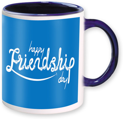 

PhotogiftsIndia Happy Frienship Day 12 Ceramic Mug(325 ml), Multicolor