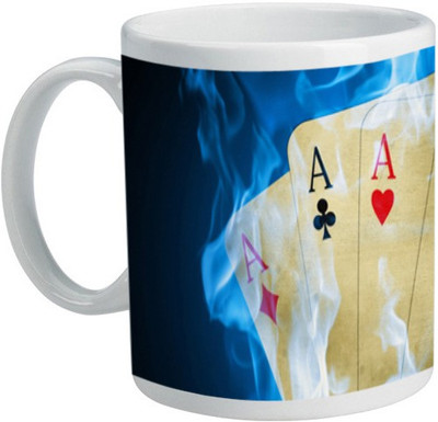 

Shopmillions Casino Card Ceramic Mug(350 ml)