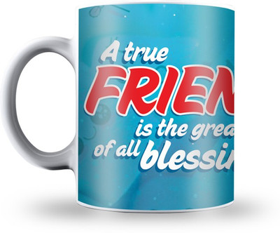 

Presto Friendship Day for Girlfriend Boyfriend Friend Ceramic Mug(330 ml), White