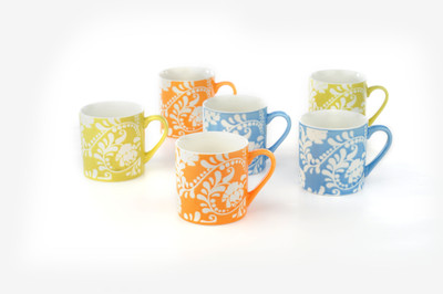 

Buono Casa NBE CM 13 Porcelain(Multicolor, Pack of 6)