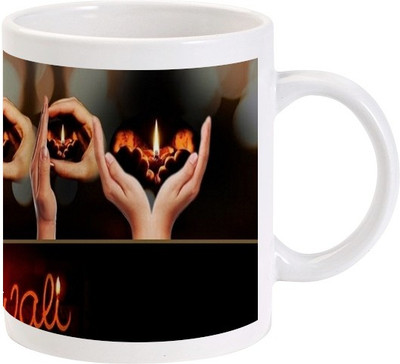 

Lolprint 58 Diwali Ceramic Mug(325 ml)