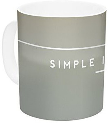 

Kess InHouse InHouse Galaxy Eyes Simple Beautiful Ceramic Coffee, 11 oz, Multicolor Ceramic Mug(60 ml)