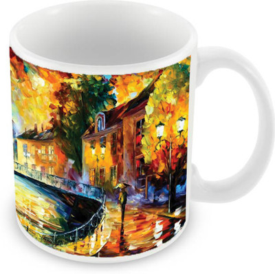 

Sleep Nature's SN-MG-1548 Ceramic Mug(350 ml), Multicolor