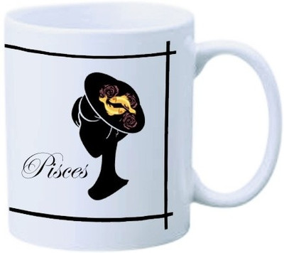 

Smileonline Zodiac Pisces Sun Sign Coffee Ceramic Mug