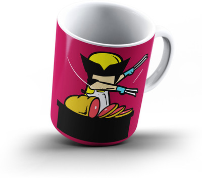 

Ucard Wolverine350 Bone China, Ceramic, Porcelain Mug(325 ml), Multicolor