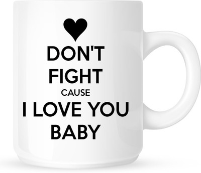 

Huppme 2455 Ceramic Mug(350 ml), White