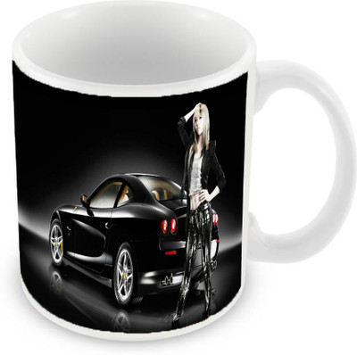 

Sleep Nature's SN-MG-775 Ceramic Mug(350 ml), Black