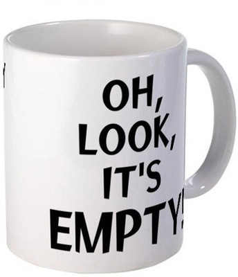 

Exoctic Silver Quoteds ooooo152 Ceramic Mug(300 ml), White
