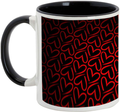 

AllUPrints Boyfriend/Girlfriend Gifts - Shades Of Love Ceramic Mug(325 ml), Black