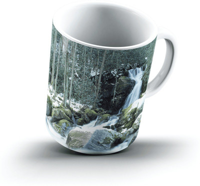 

Ucard Mouse Creek Falls In Winter Great Smoky Mountains North Carolina2529 Bone China, Ceramic, Porcelain Mug(325 ml), Multicolor