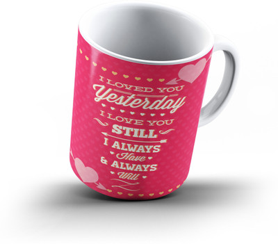 

Ucard Valentines Day Love538 Bone China, Ceramic, Porcelain Mug(325 ml)