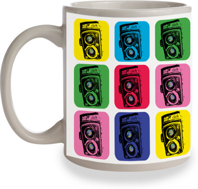

Posterboy Trip Click Ceramic Mug(350 ml), Multicolor