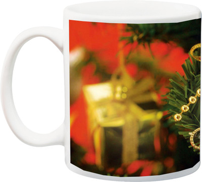 

ME&YOU Gifts for Parents,Relatives,Friends,Husband,Wife;Have a Merry christmas Red seewt printed Ceramic Mug(325 ml), Multicolor