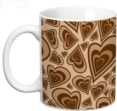 

Prithish Abstract Design 21 Ceramic Mug(330 ml), Multicolor