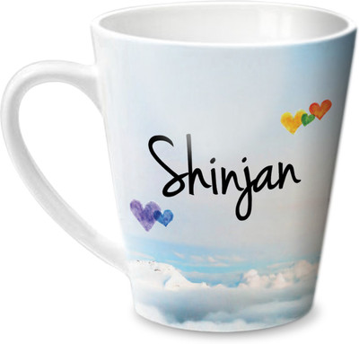 

Hot Muggs Simply Love You Shinjan Conical Ceramic Mug(350 ml)