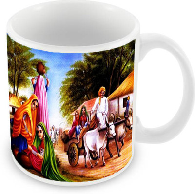 

Sleep Nature's SN-MG-114 Ceramic Mug(350 ml), Multicolor