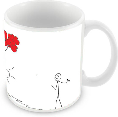

Sleep Nature's SN-MG-2651 Ceramic Mug(350 ml), White