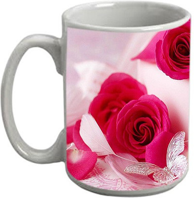 

Instyler MG28 Ceramic Mug(350 ml), Multicolor
