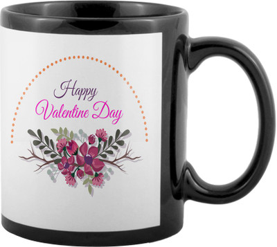 

SKY TRENDS Valentine Gifts For Special Girlfriend,Boyfriend,Wife,Husband,design 36 Ceramic Mug(325 ml), Black