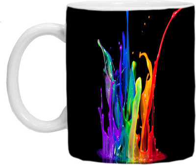 

mahis fashion drops 28 Ceramic Mug(250 ml), Multicolor