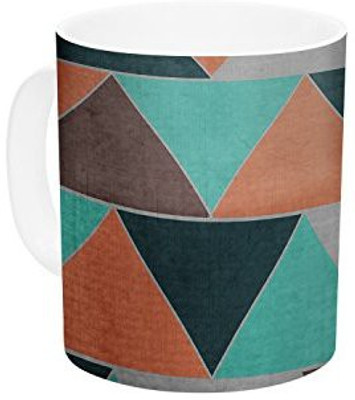 

Kess InHouse InHouse Catherine McDonald Southwest Ceramic Coffee, 11 oz, Multicolor Ceramic Mug(60 ml)