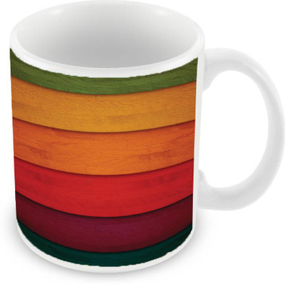 Sleep Nature's SN-MG-2158 Ceramic Mug(350 ml), Multicolor