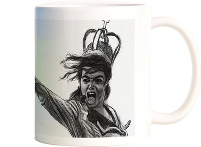 

Rangeele Inkers Michael Jackson Sketch Ceramic Mug(300 ml), Multicolor