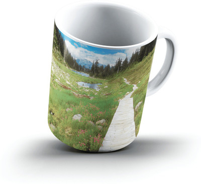 

Ucard Landscape52738 Bone China, Ceramic, Porcelain Mug(325 ml), Multicolor