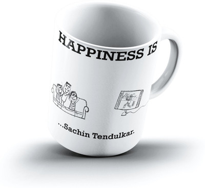 

Ucard Happiness Is2101 Bone China, Ceramic, Porcelain Mug(325 ml)
