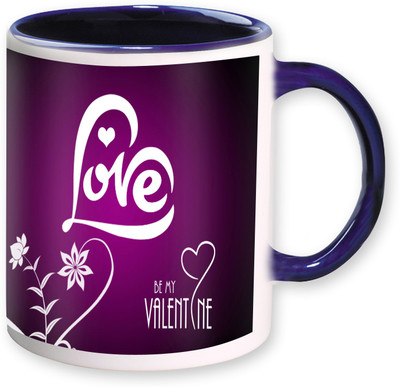 

Heyworlds love you valentine gifts 01 Ceramic Mug(325 ml), Multicolor