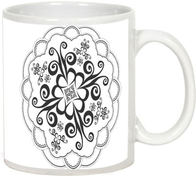 

AllUPrints Gifts For Deepawali - Happy Diwali Lights Design 19 Ceramic Mug(325 ml), White
