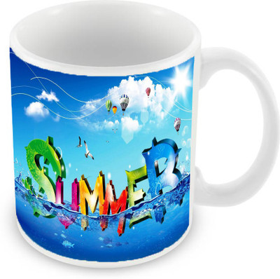 

Sleep Nature's SN-MG-563 Ceramic Mug(350 ml), Blue