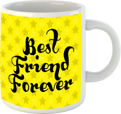 

HuppmeGift Weired Friend White Ceramic Mug(350 ml)
