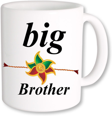 

PhotogiftsIndia Big Brother Ceramic Mug(325 ml), Multicolor