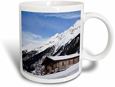 

3dRose Mountain Cabin, National Park Hohe Tauern, Austria Eu03 Mzw0246 Martin Zwick Ceramic, 15 oz, White Ceramic Mug(60 ml), Multicolor