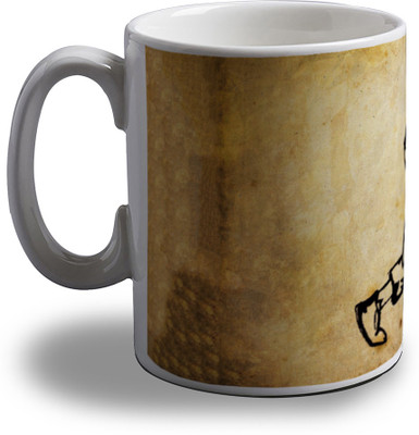 

Artifa Heavy Metal Guitarist Porcelain, Ceramic Mug(350 ml), Multicolor