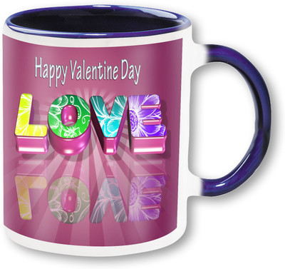

PhotogiftsIndia Happy Valentine Day With Love 01.Jpg Ceramic Mug(325 ml), Multicolor