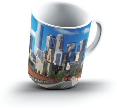 

Ucard Minneapolis Minnesota2485 Bone China, Ceramic, Porcelain Mug(325 ml), Multicolor
