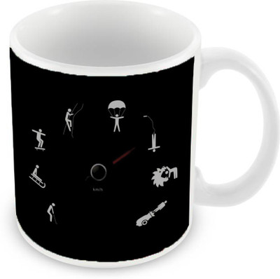 

Sleep Nature's SN-MG-2145 Ceramic Mug(350 ml), Black