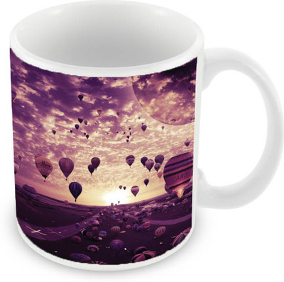 

Sleep Nature's SN-MG-2012 Ceramic Mug(350 ml), Multicolor
