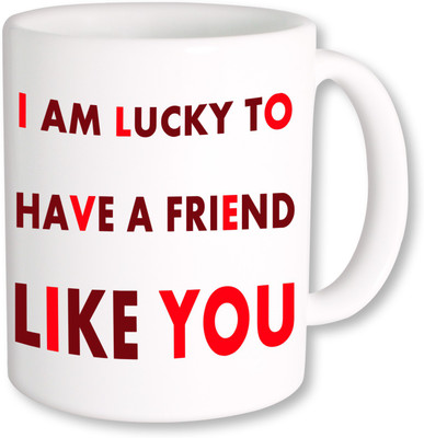 

PhotogiftsIndia Happy Friendship Day 101 Ceramic Mug(350 ml), Multicolor
