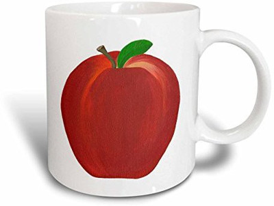 

3dRose Red Apple Ceramic, 15-Ounce Ceramic Mug(60 ml), Multicolor