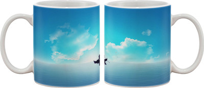 

Artifa Sailing In Water Porcelain, Ceramic Mug(350 ml), Multicolor