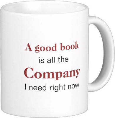 

Exoctic Silver Books:Man's Best Friend C001 Ceramic Mug(300 ml), White