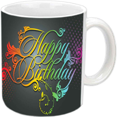 

Raj Laxmi b'day branches colour white Ceramic Mug(350 ml)